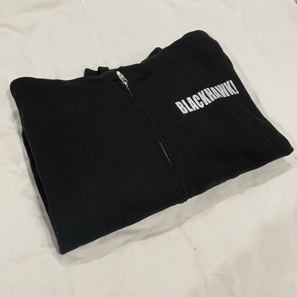 Blackhawk Women’s Hoodie Large Black New